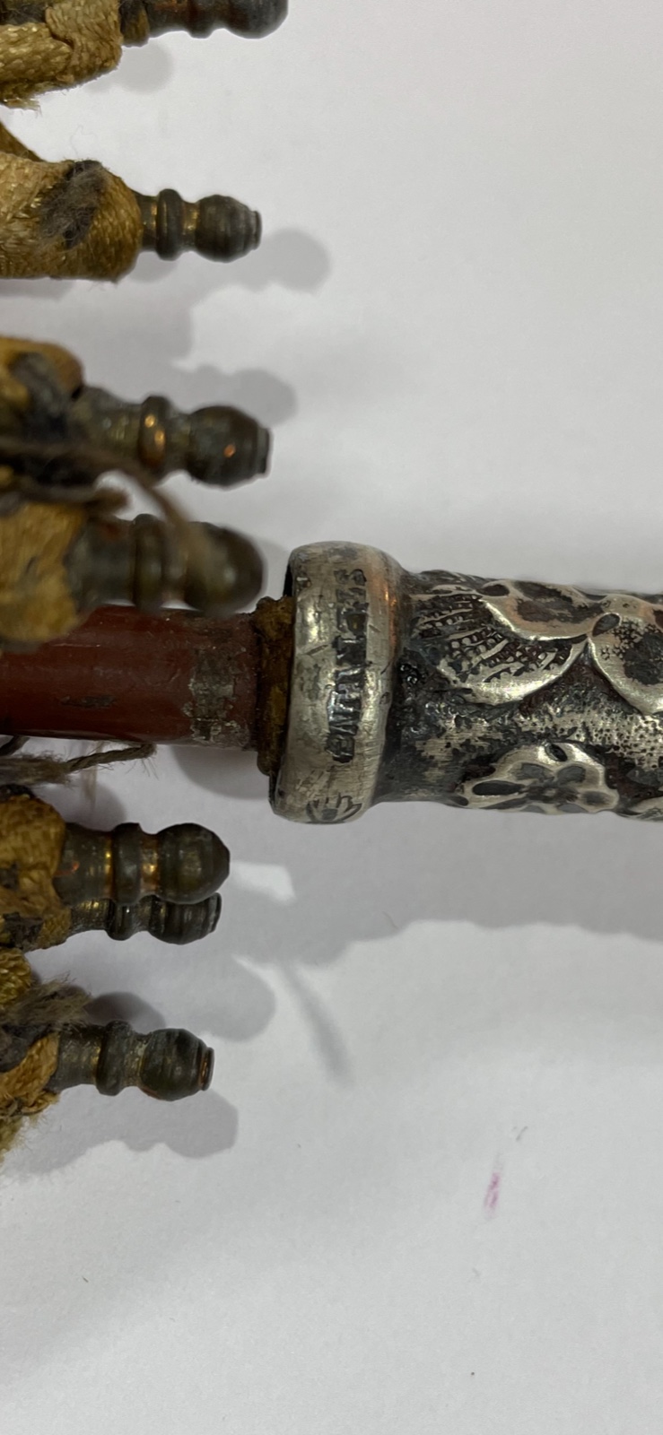 Sombrinha com cabo revestido de prata contrastada Sterling, com... - foto 10 de 10