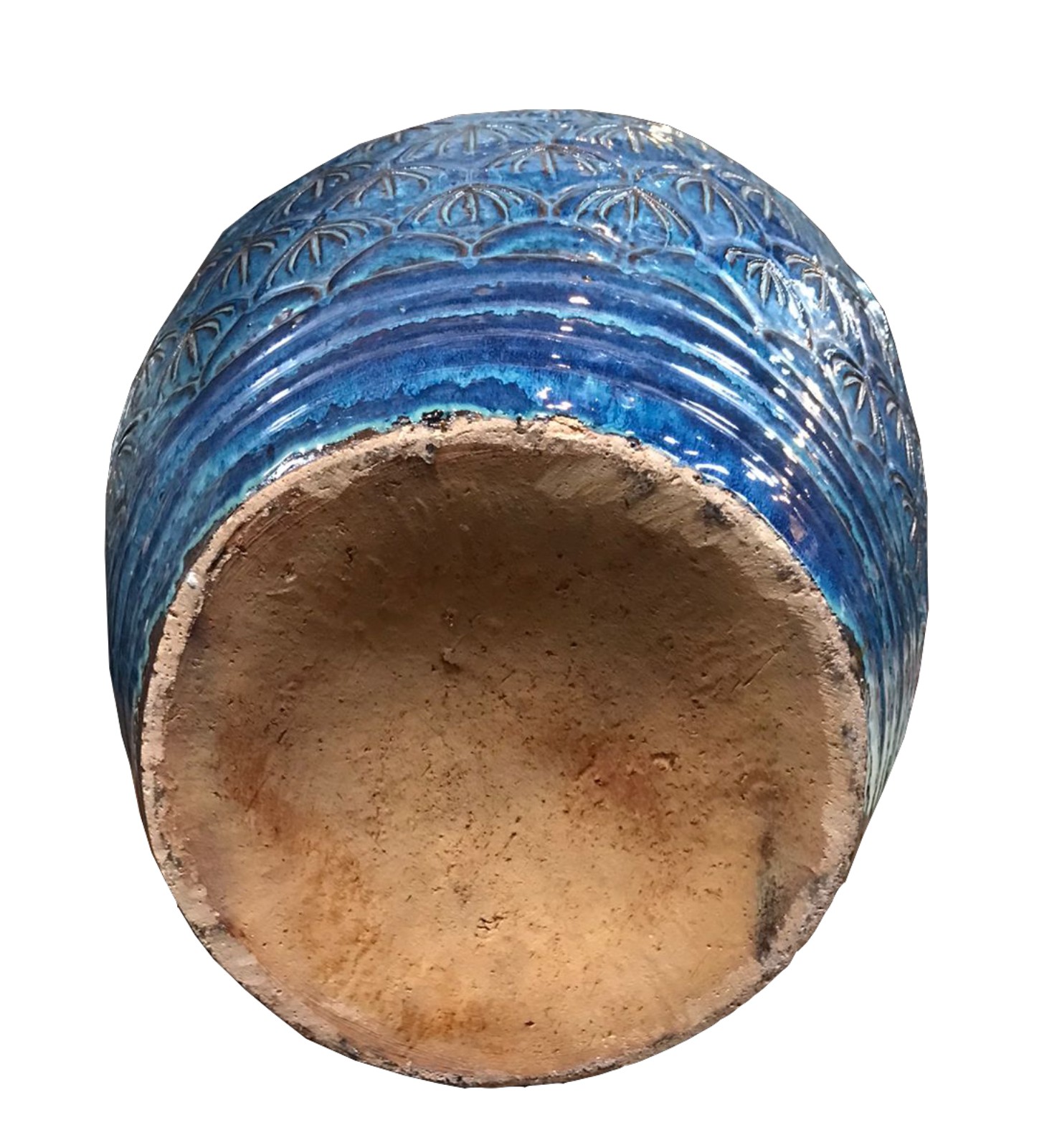 Vaso de cerâmica azul. - foto 5 de 5