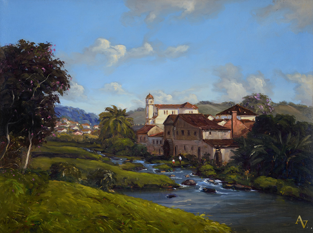BENIGNO - Vilarejo de Santa Catarina - ost - 60 x 80. - foto 1 de 2