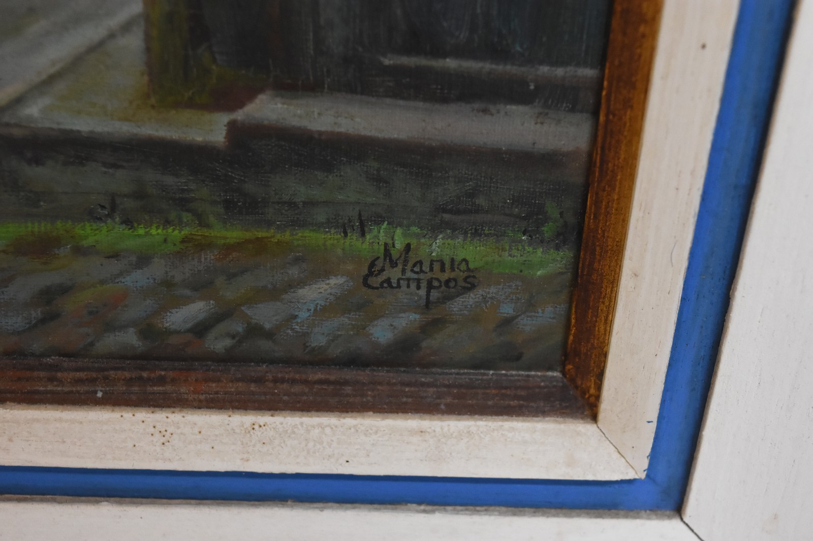 Maria Campos (1940), Rua com Igreja ao fundo, Sabará. - foto 3 de 6