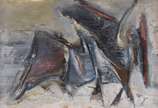 Benjamin Silva (1927), Toureiro - Óleo sobre tela- datado 1962. Com falha na tinta.