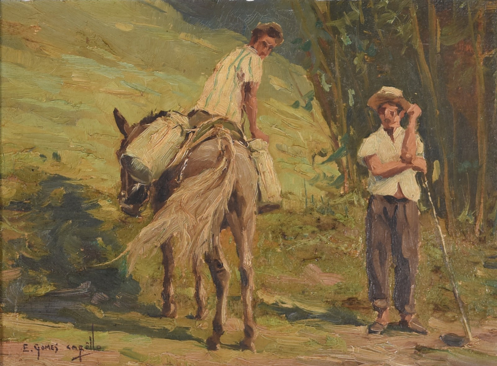 Edy Gomes Carôllo (1925-2000), Menino a cavalo - foto 1 de 5