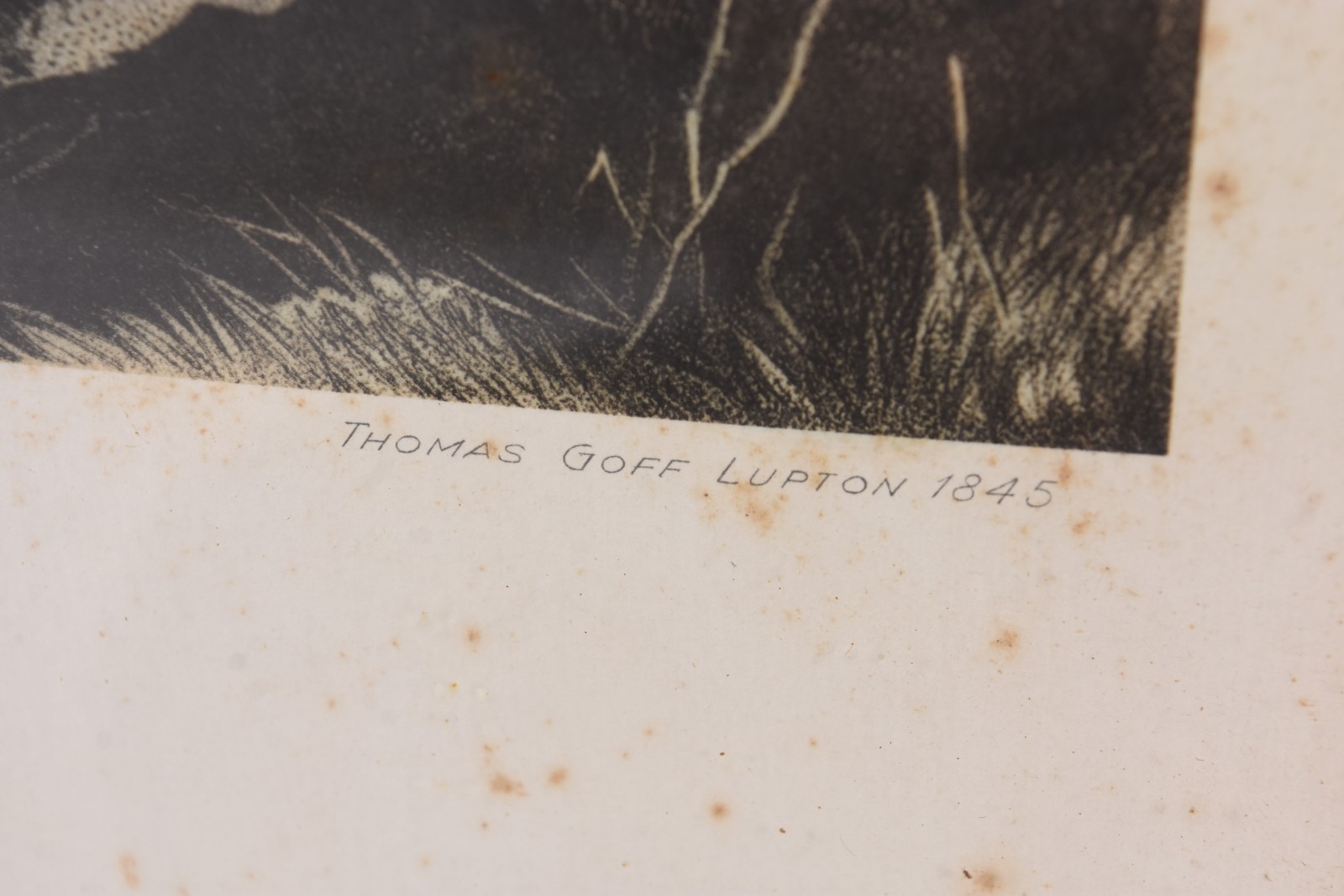 Par de gravuras com motivos de caça. "Thomas Goff Lupton, 1845" - foto 2 de 4