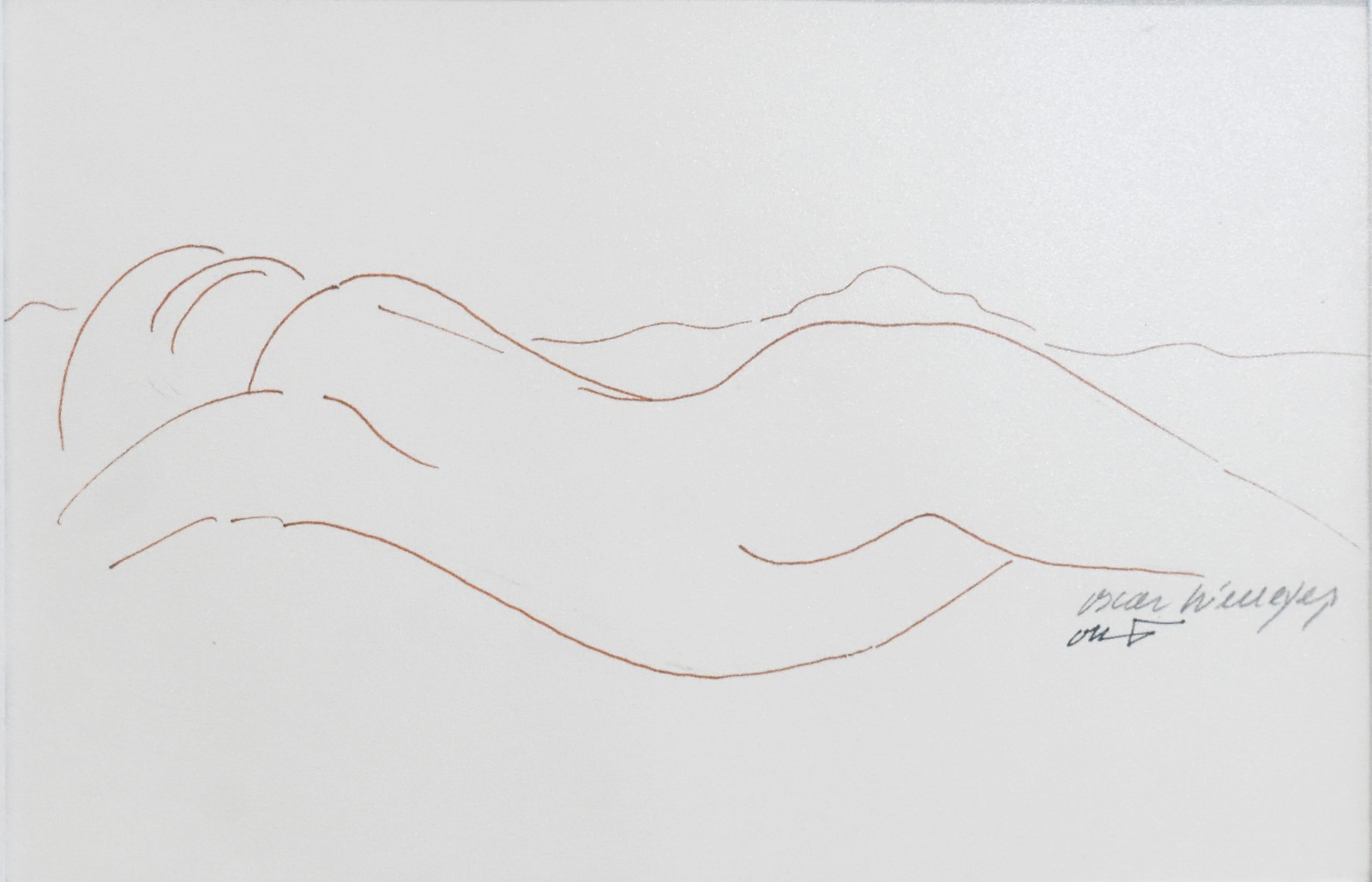 Oscar Niemeyer (1907-2012), Curvas femininas - foto 1 de 5