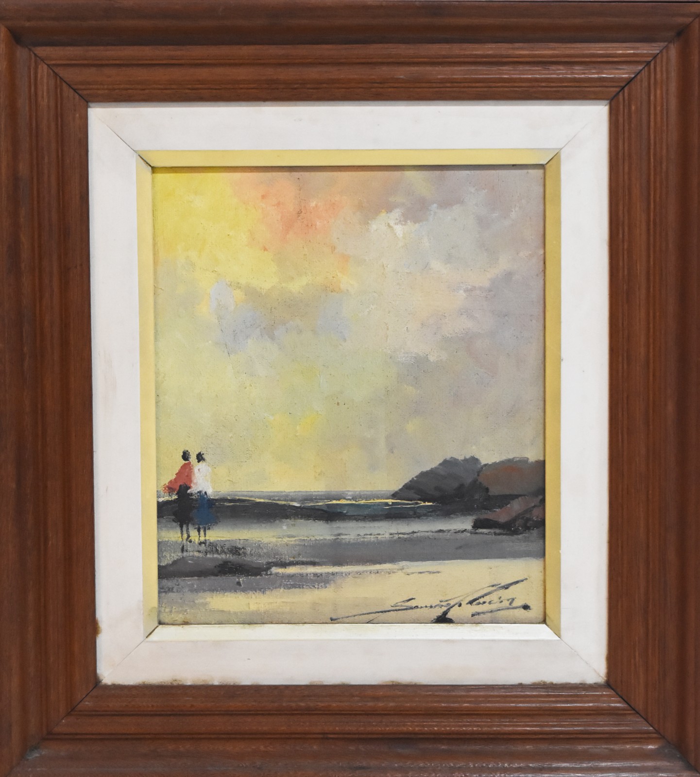 Sansão Pereira (1919-2014), Praia com figuras - foto 2 de 4