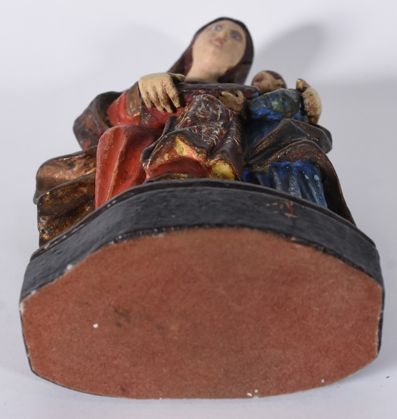 Santana Mestra - Imagem de madeira policromada. Século XIX. - foto 5 de 5