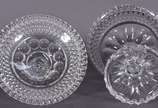 Compoteira de cristal tcheco lapidado. - Compoteira de cristal tcheco lapidado.