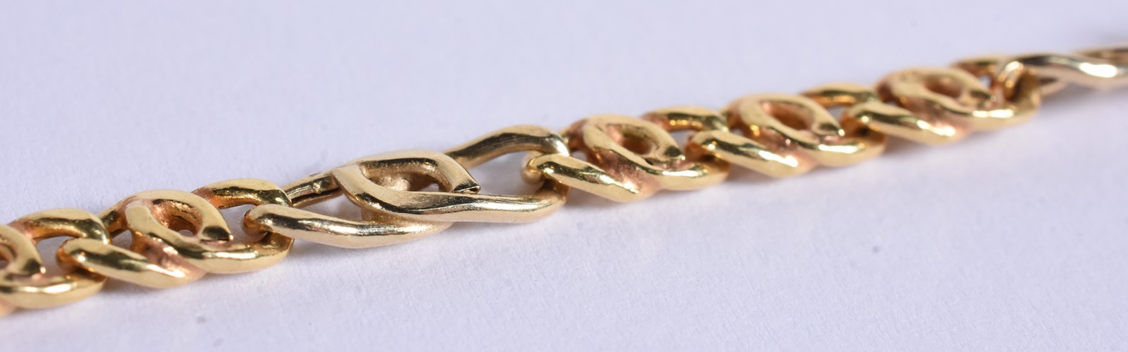Pulseira de ouro 18 k contraste 750 modelo italiano (Por motivos de... - foto 1 de 7