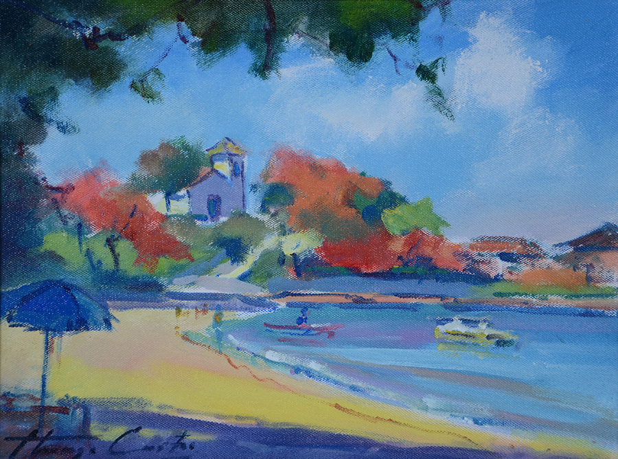 THIAGO CASTRO (1984) - Praia dos Ossos - Buzios - ast - 30 x 40 - foto 2 de 4