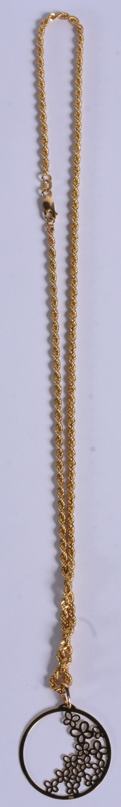 Colar de ouro 18 k, contraste 750 com pingente (Por motivos de... - foto 5 de 6