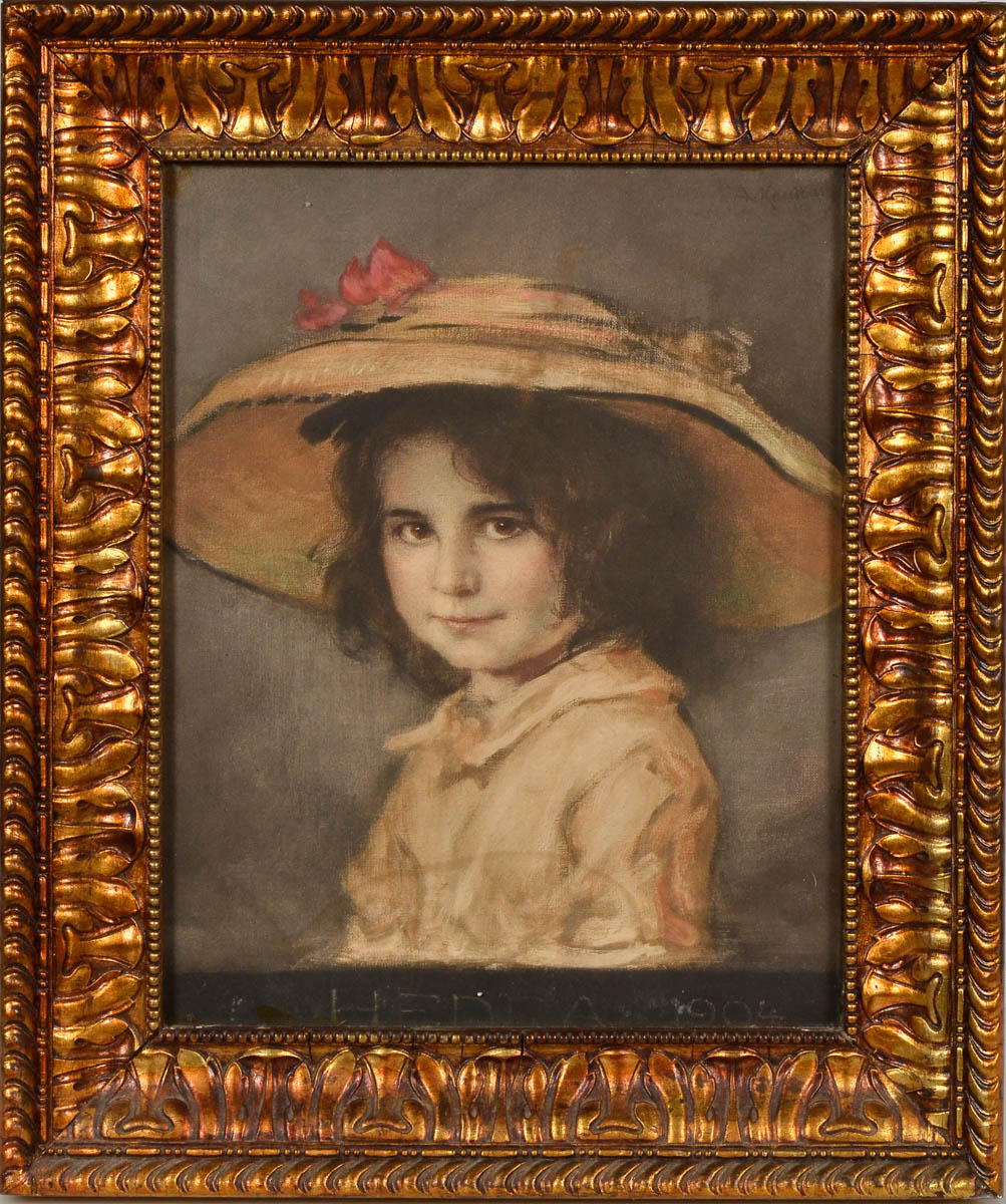 KAULBACK - Friedrick - August Von - 1850/1920 - escola alemã - menina...
