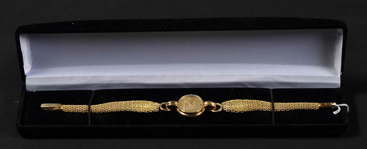 Relógio feminino Patek Philippe, com pulseira de ouro 18 k...