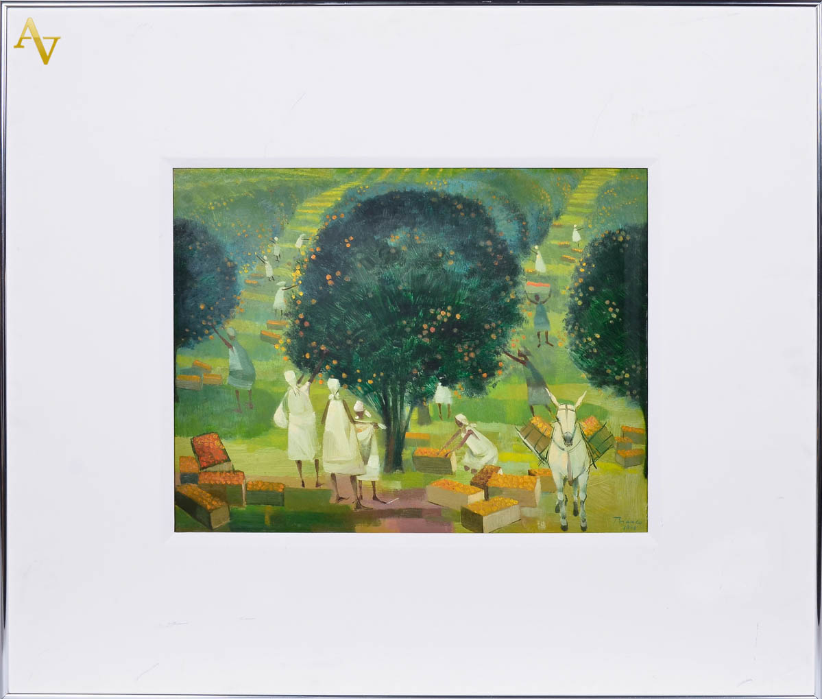BIANCO, Enrico - Colheita de laranja - dat.1978 - ose - 40 x 50