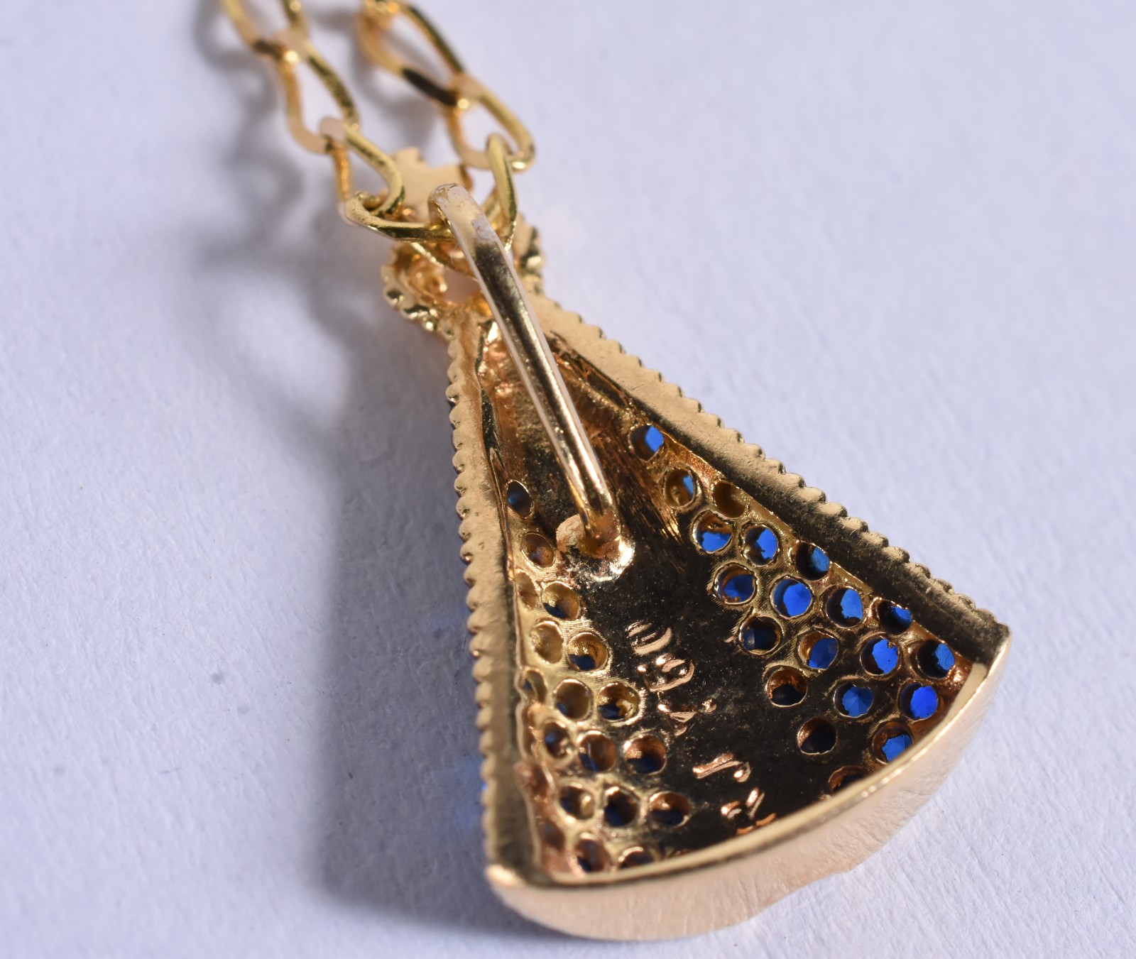 Colar de ouro 18 k, contraste 750 e pingente Nossa Senhora Aparecida... - foto 7 de 7