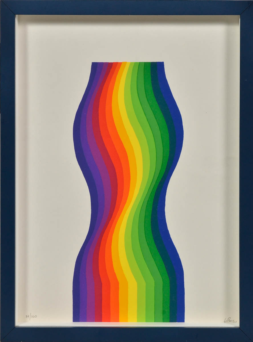 JULIO LE PARC - Sem título - assinado - serigrafia 77/100...