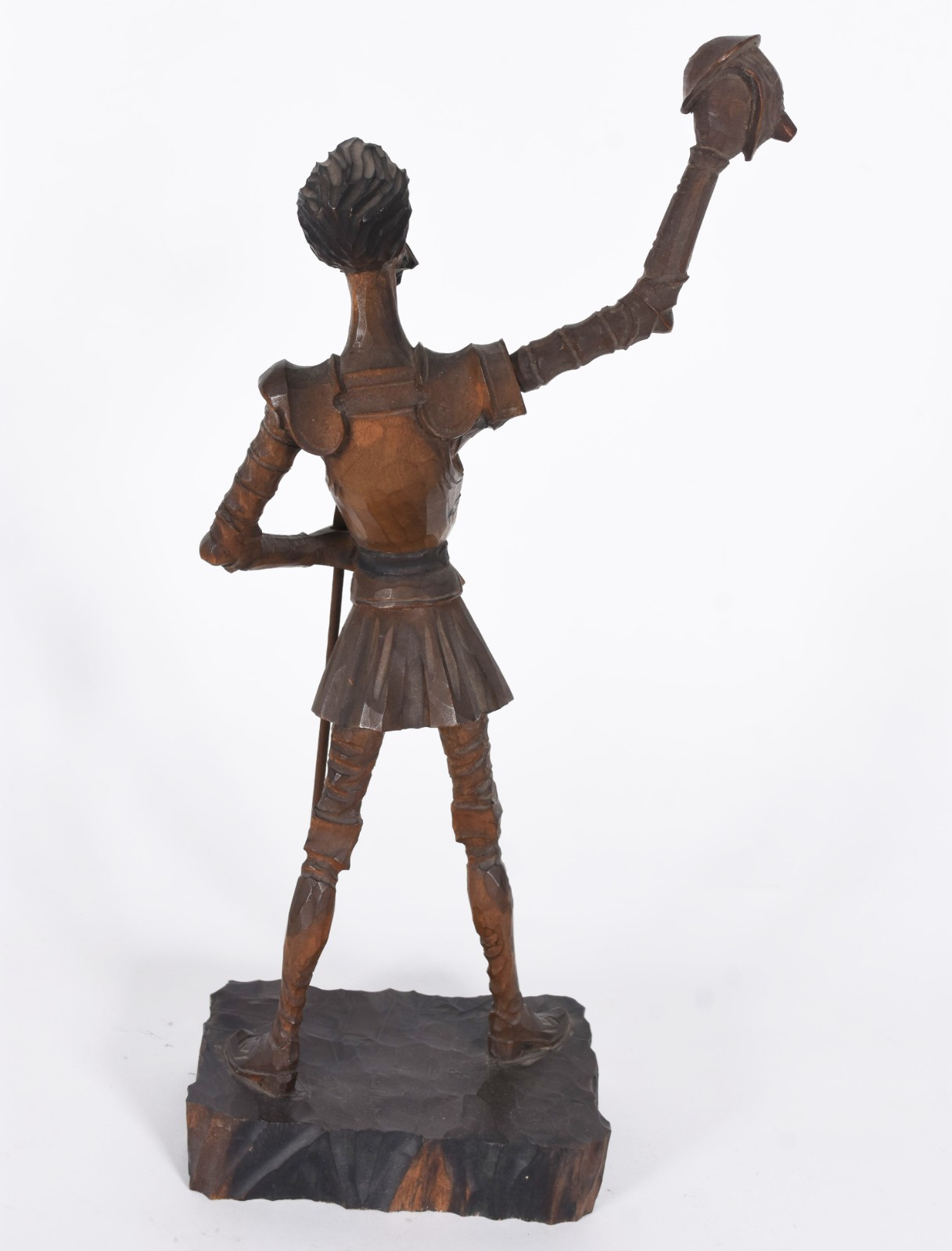 Dom Quixote - Escultura de madeira. - foto 4 de 8