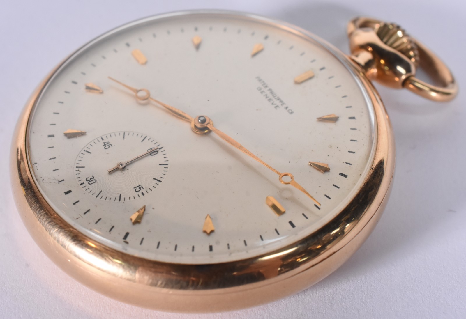 Relógio Patek Philippe de bolso em ouro 18 k. (Por motivos de... - foto 1 de 8