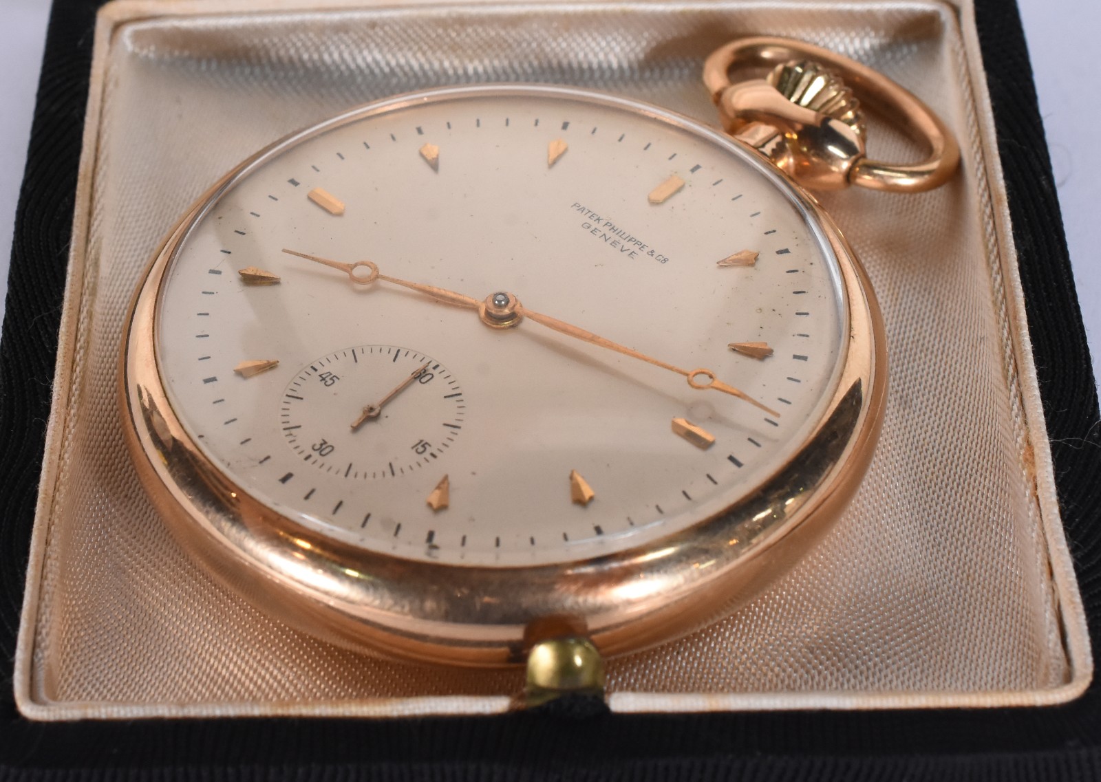 Relógio Patek Philippe de bolso em ouro 18 k. (Por motivos de... - foto 2 de 8
