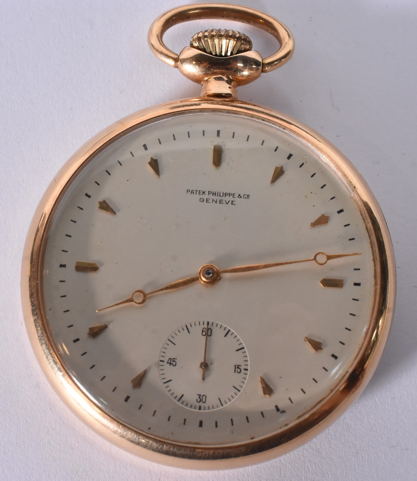 Relógio Patek Philippe de bolso em ouro 18 k. (Por motivos de... - foto 8 de 8