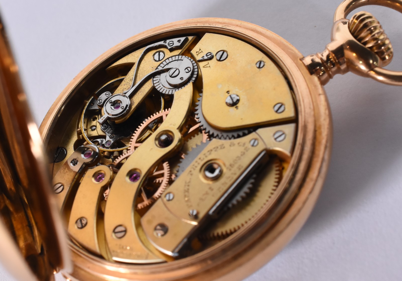 Relógio Patek Philippe de bolso em ouro 18k, chronometro Gondolo... - foto 6 de 10
