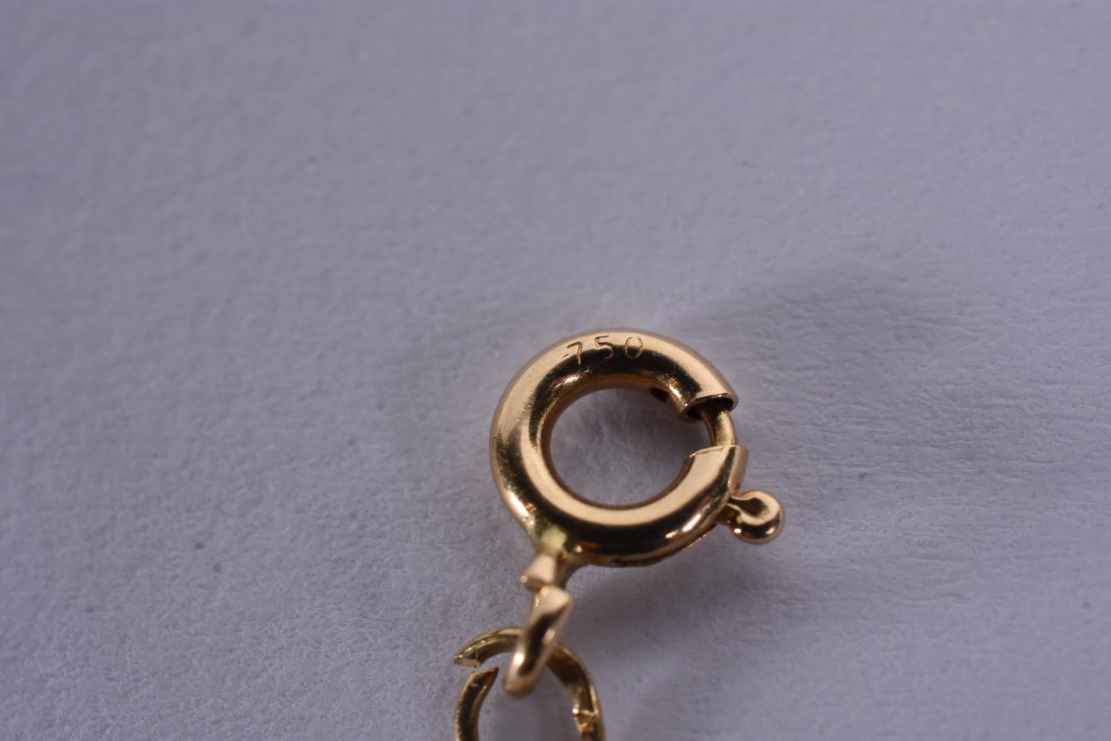 Pulseira de ouro 18 k, contraste 750, cravejado com pequenos... - foto 7 de 8