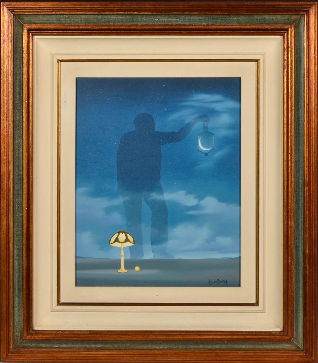 CLAUDIO DANTAS - O sentinela - ost - data 1988 - 50 x 40.