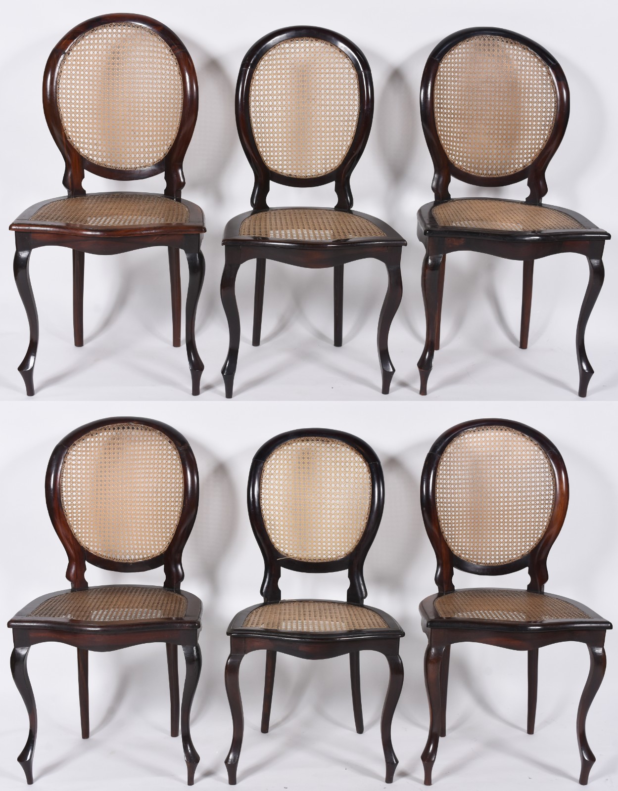Mesa de jantar de madeira nobre com tabua extensora. Acompanham 6... - foto 5 de 11