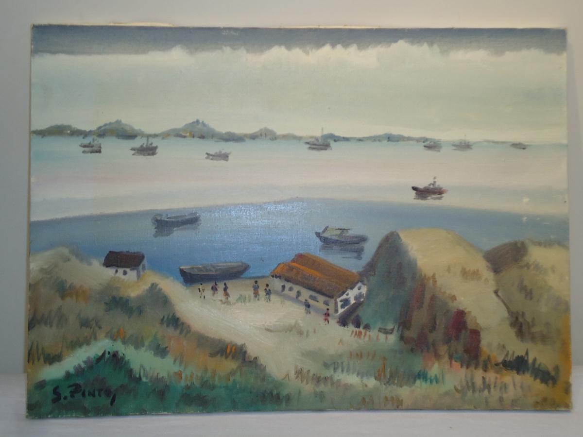 SILVIO PINTO - Marinha - ost - 1985 - 46 x 33 (sem modura).