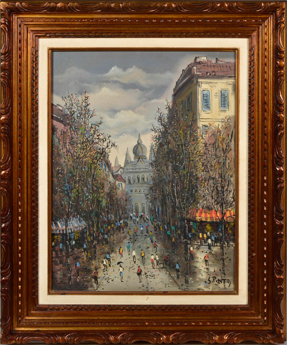 SILVIO PINTO - Paris - ost - 65 x 50.