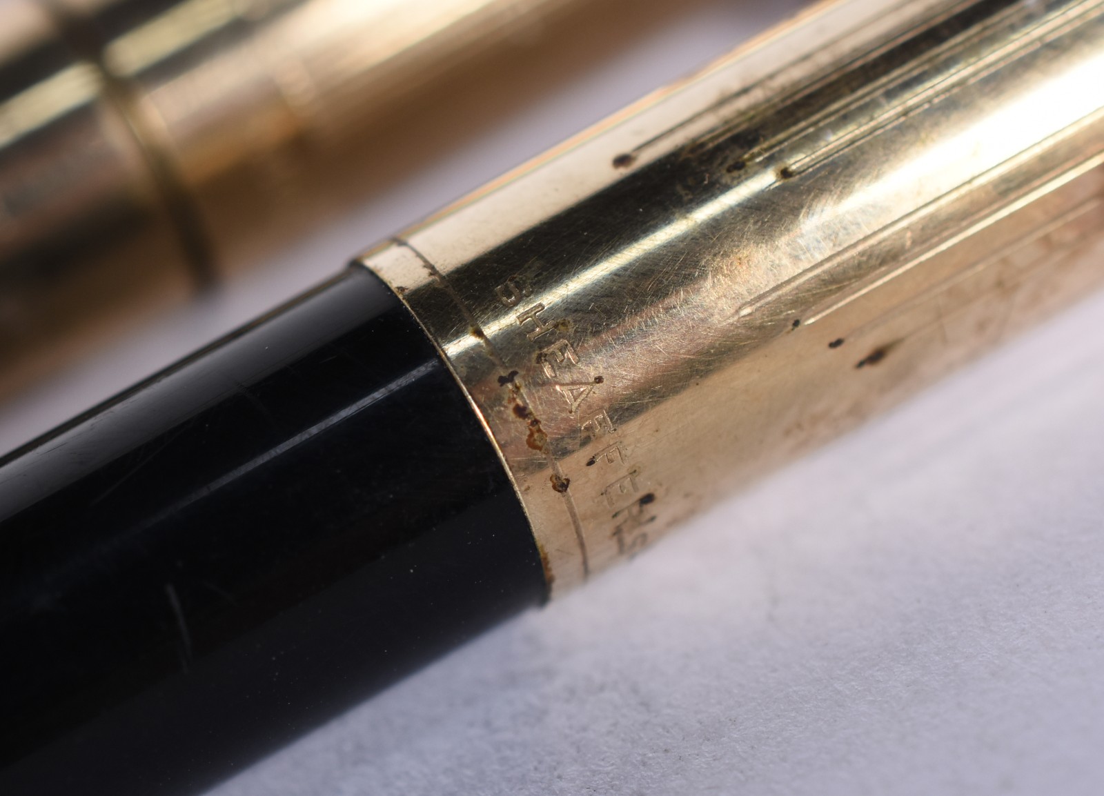 Tres canetas tinteiro sendo uma Parker e duas Sheaffer. Filetadas a... - foto 5 de 8