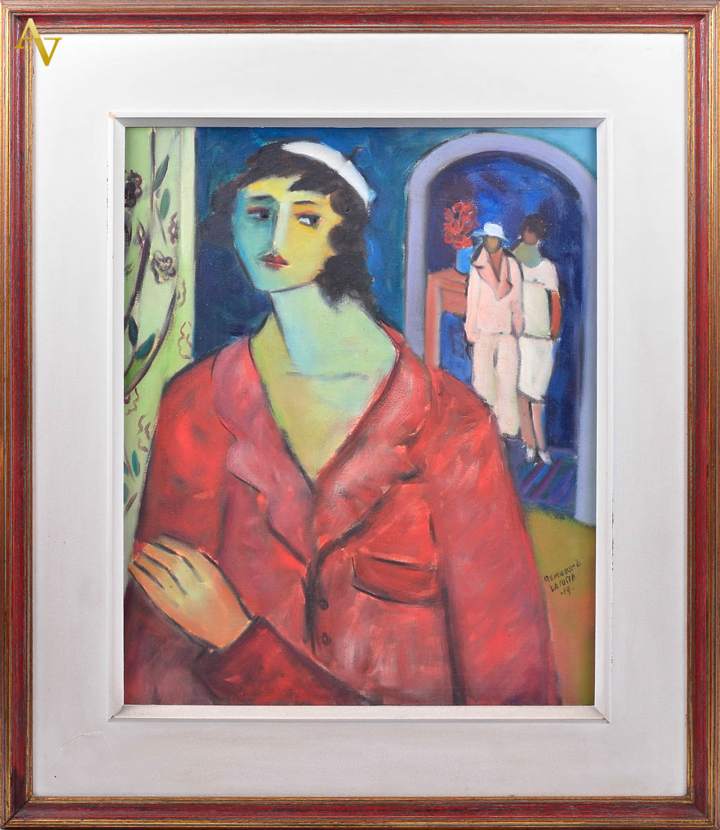 HUMBERTO DA COSTA - Retrato de mulher - ost - 50 x 60.