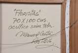 Manoel Costa (1943), Florista - Óleo sobre tela.