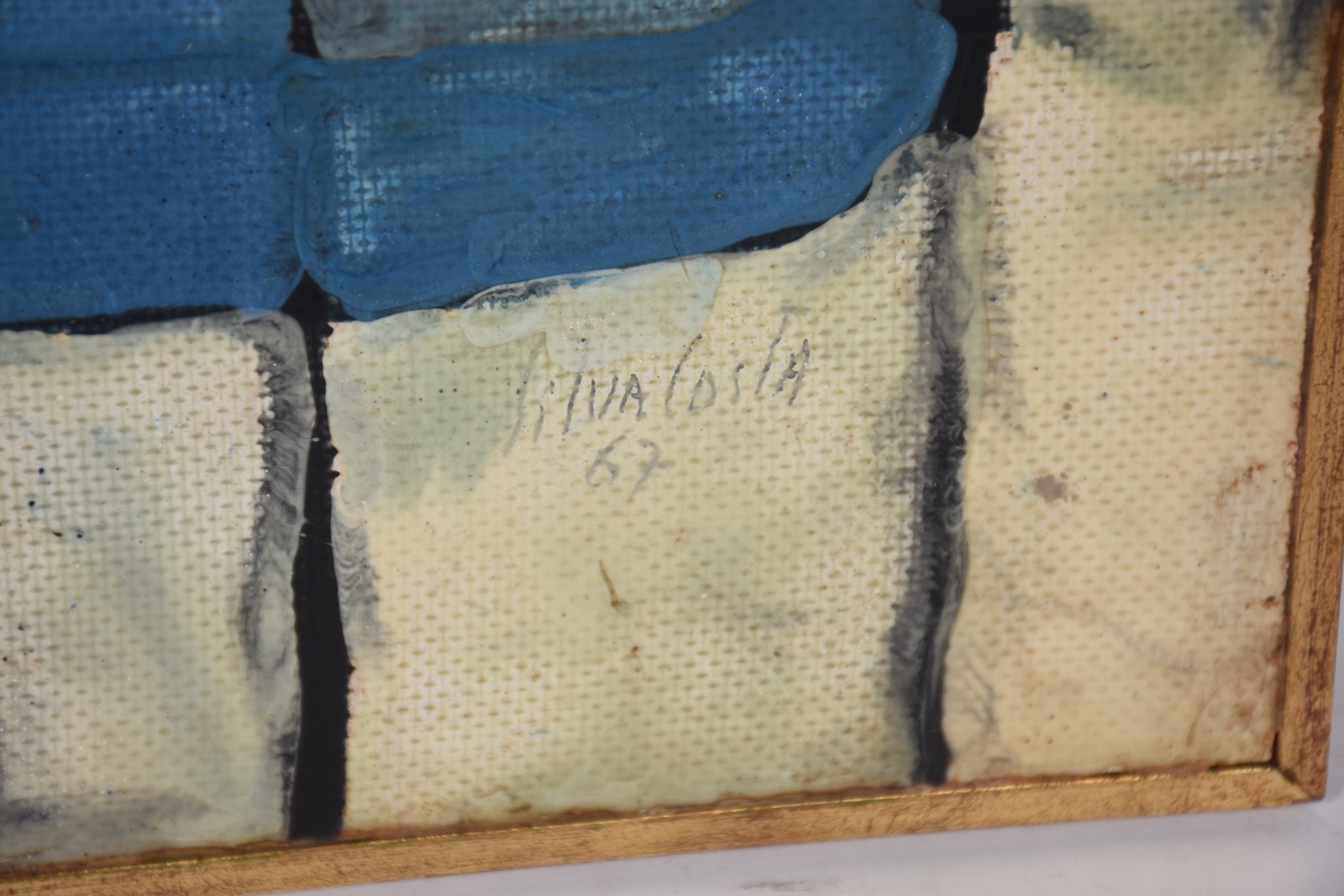 Óleo sobre eucatex - datado 1967. - foto 3 de 5