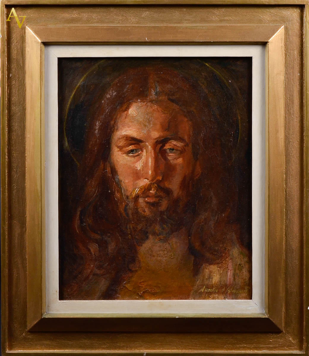 AURÉLIO D'ALINCOURT - Cristo - ost - 30 x 40.