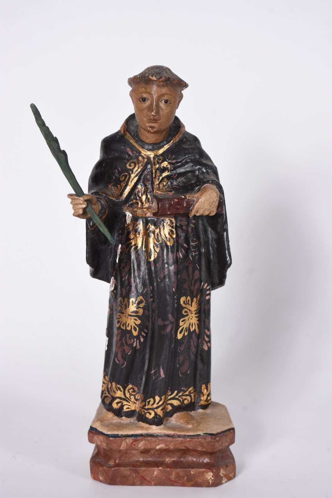 Santo Antônio - Antiga imagem de madeira policromada. - foto 2 de 6