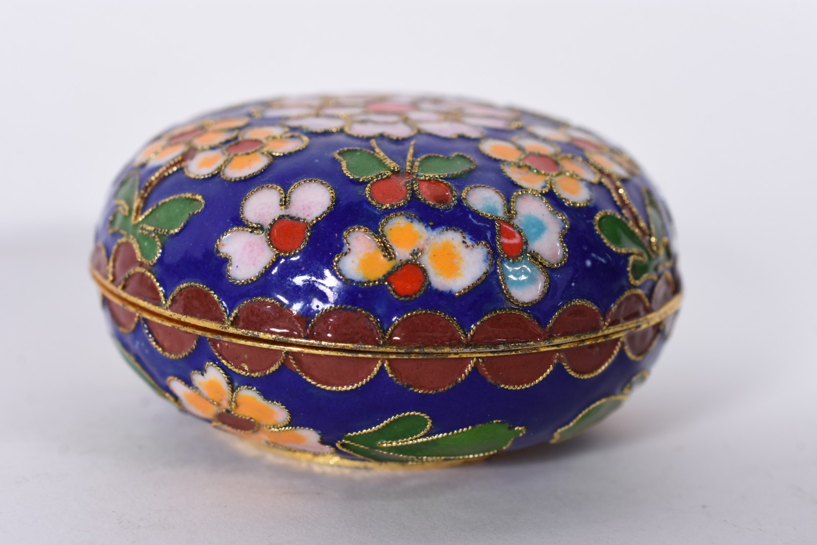 Tres peças de cloisonné oriental. - foto 5 de 5