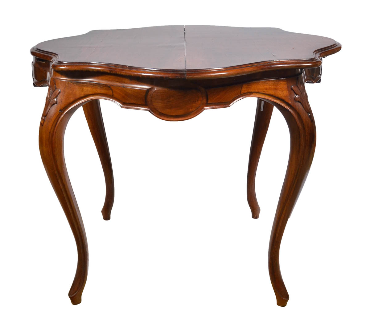 Mesa de apresentação de jacarandá com tábua extensora embutida(1.00 x...