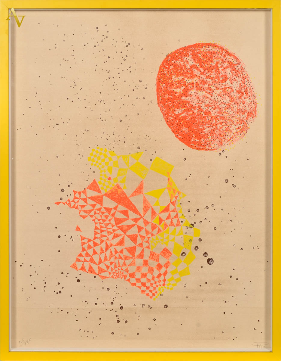 PIZA, Arthur Luiz - litografia - assinada - 55/175 - 65 x 50 cm.