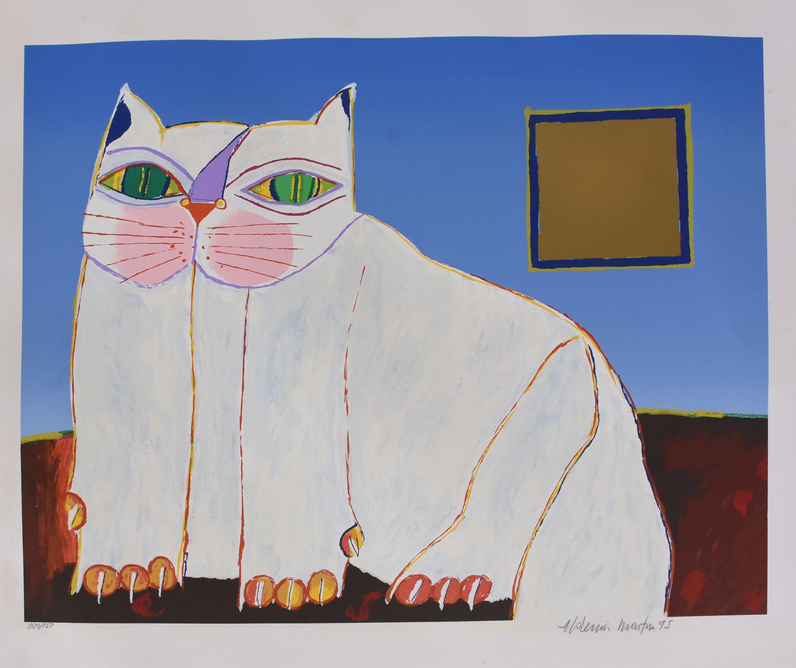 Aldemir Martins (1922-2006), Gato - foto 1 de 5