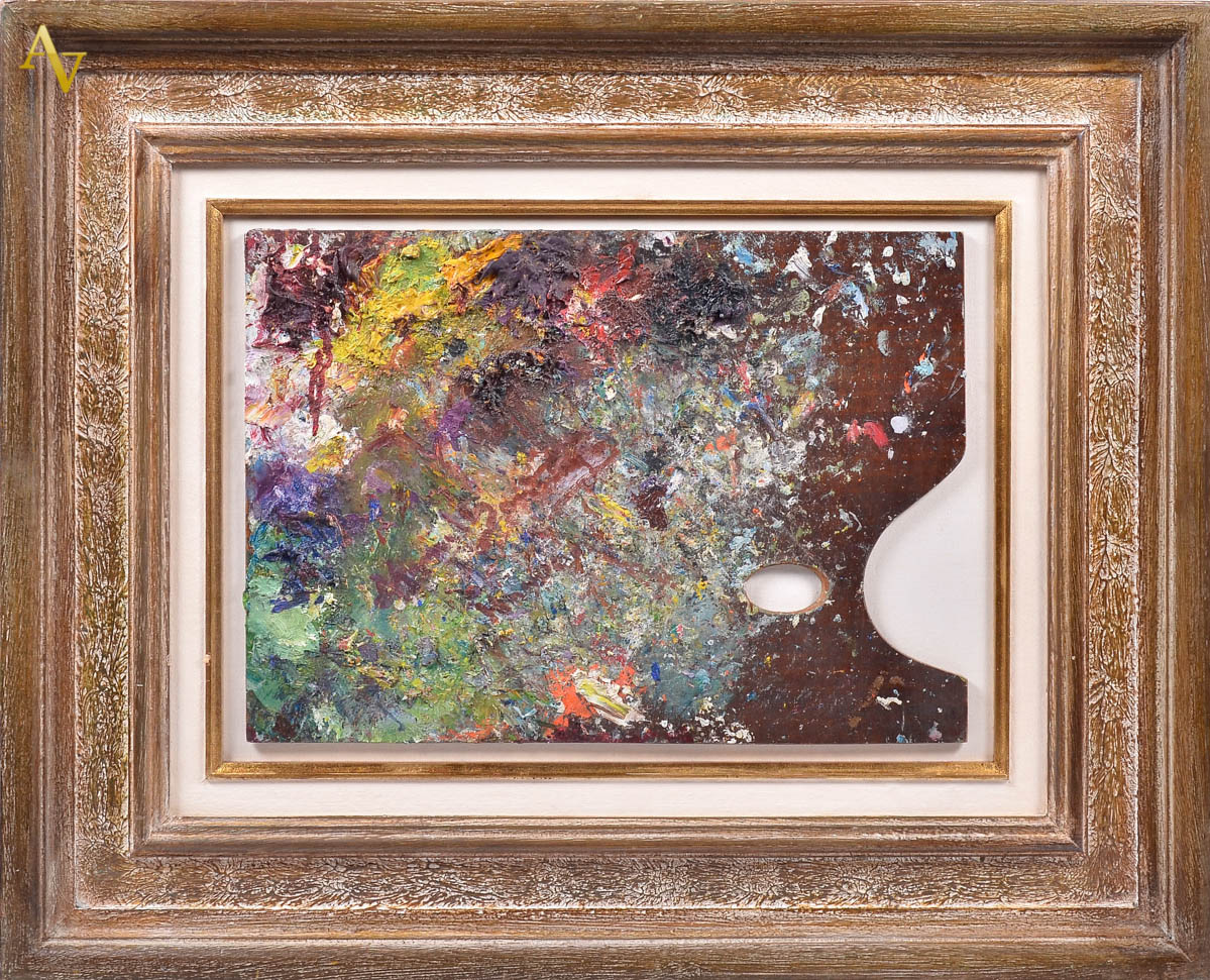 MANOEL SANTIAGO - Palheta - osm - 32 x 43. Obs. No verso, assinatura...