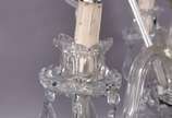 Lustre de cristal com 3 braços. - Lustre de cristal com 3 braços.