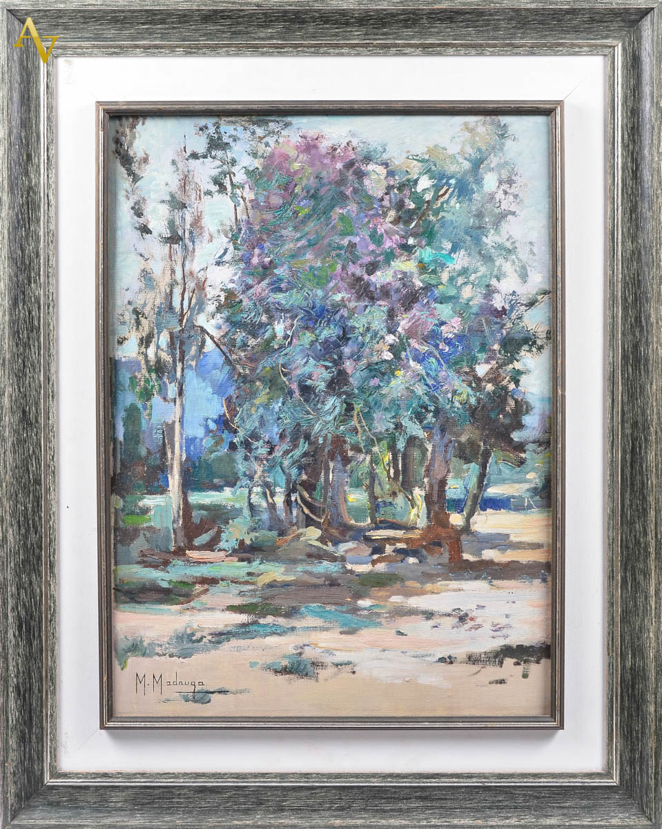 M. MADRUGA - Paisagem - ose - 48 x 64.