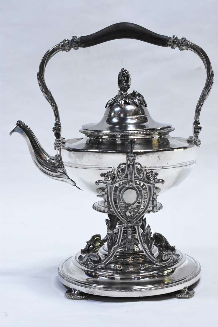 Samovar christofle xix en métal argenté