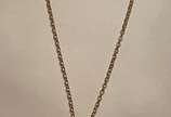 Cordão e pendente de ouro 18 k. (Por motivos de... - Cordão e pendente de ouro 18 k. (Por motivos de segurança a peça não se encontra na loja).
