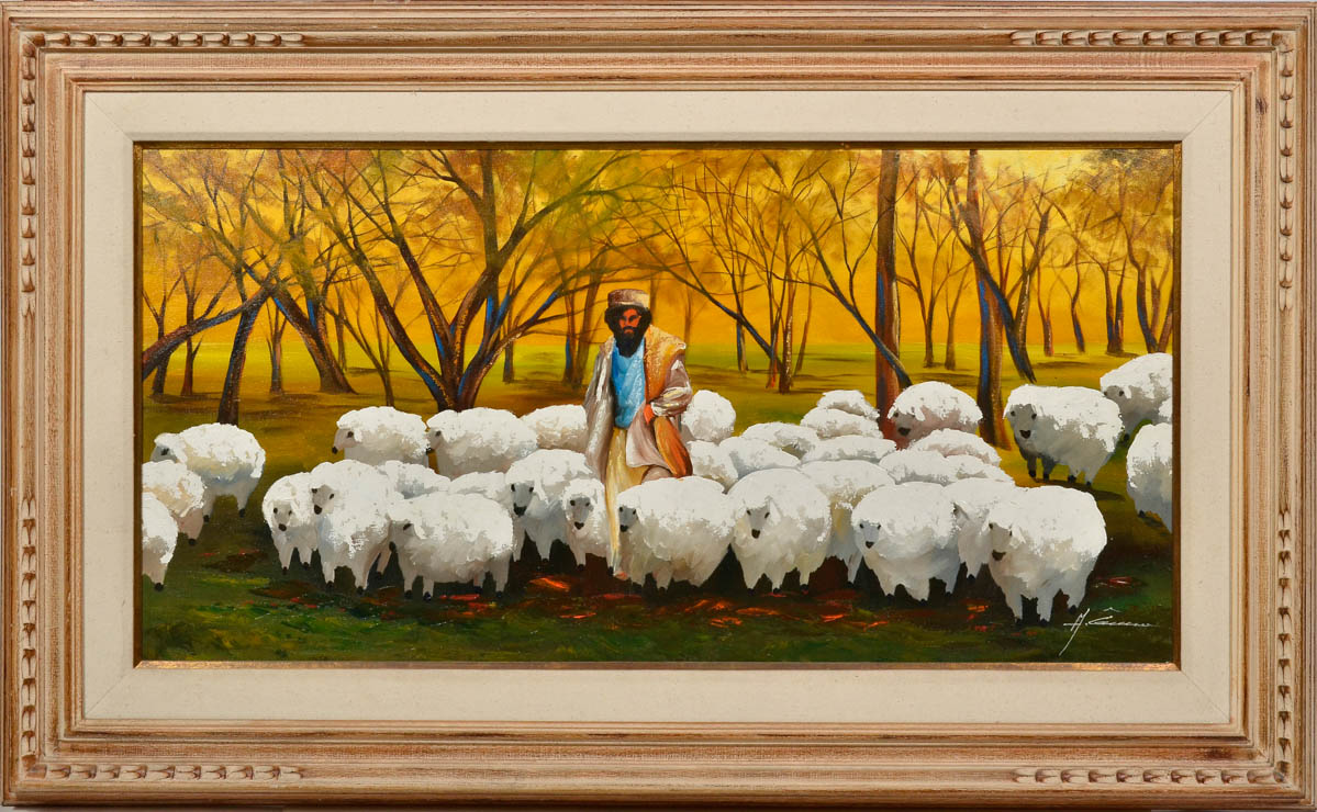 CAMARA - Pastor com ovelhas. Med. 60 x 120