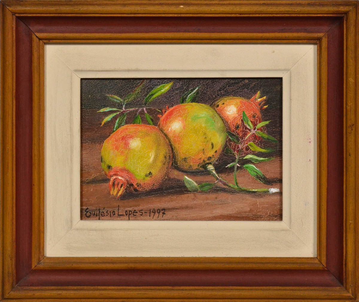 EVILASIO LOPES - Natureza morta - ose - 26 x 21.