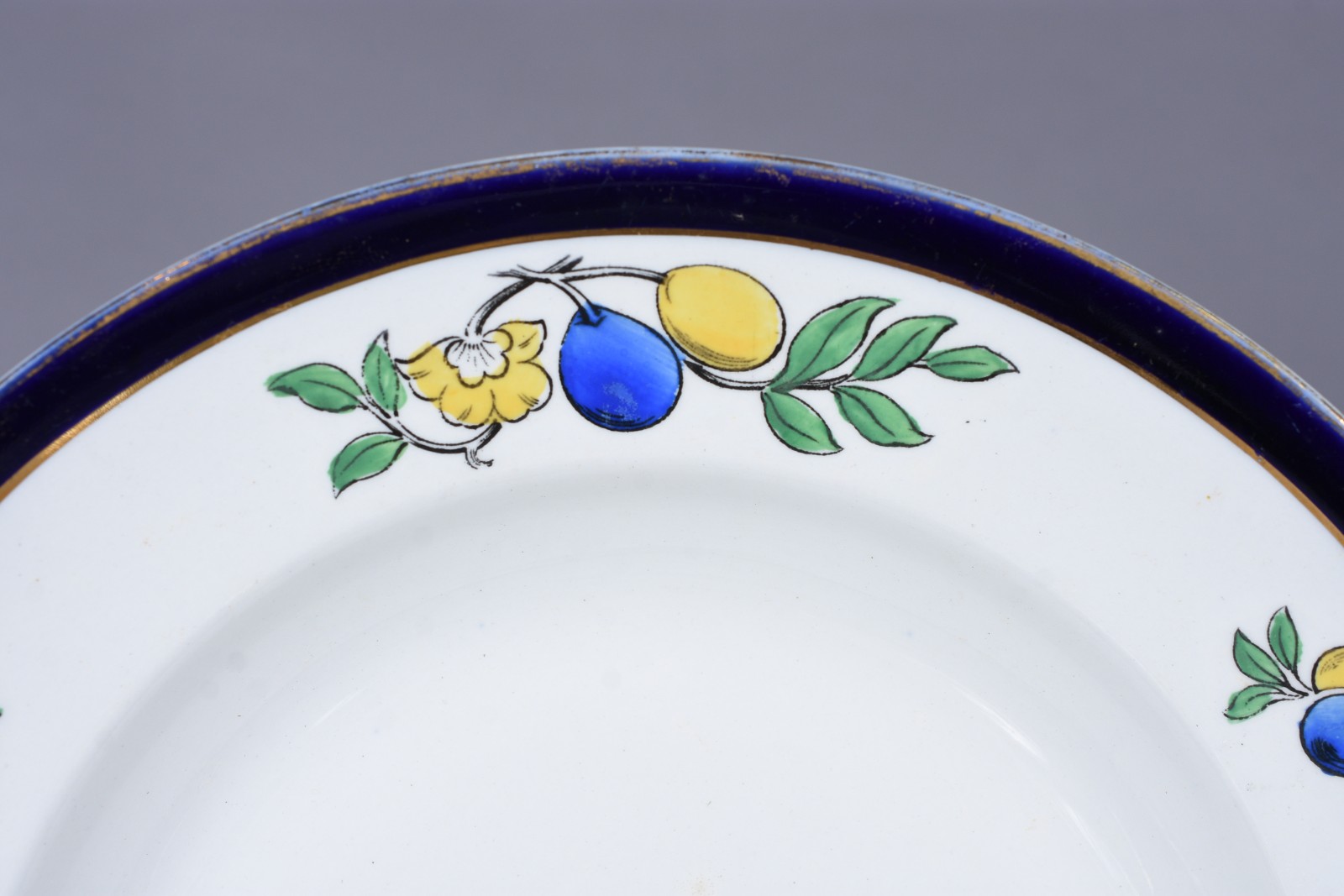 Serviço de jantar de faiança inglesa "Bleu de Roi", Alfred Meakin... - foto 2 de 10