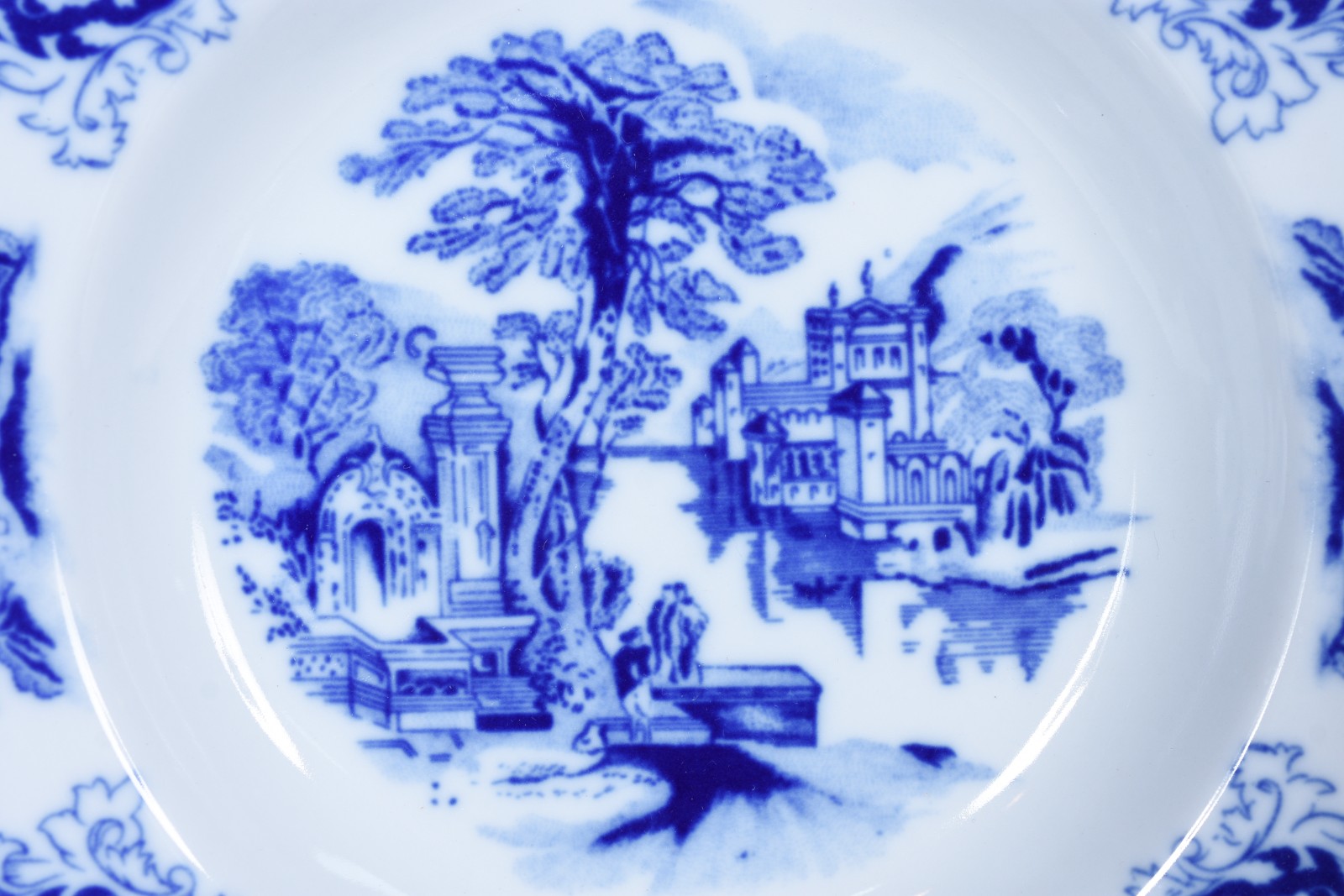 Aparelho de chá e jantar de porcelana Germer, azul e branca, composto... - foto 3 de 7