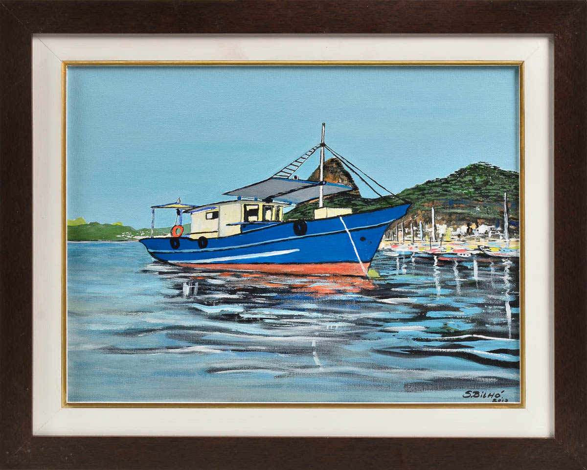 SANDRO BILHÓ - Barco de Pesca- ast - 30 x 40.