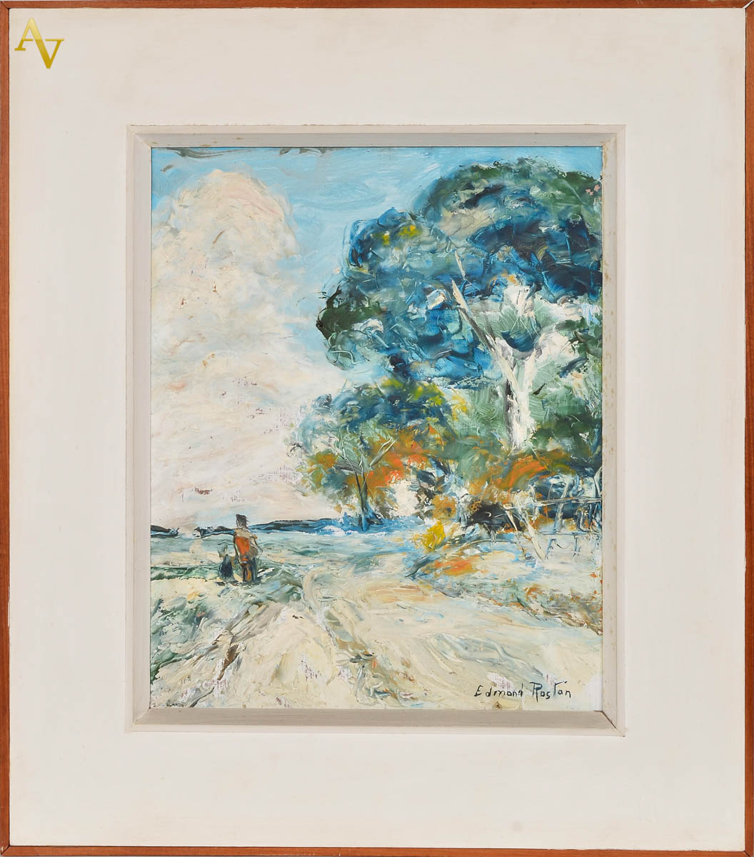 EDMOND ROSTAN - Paisagem - ose - 30 x 40.